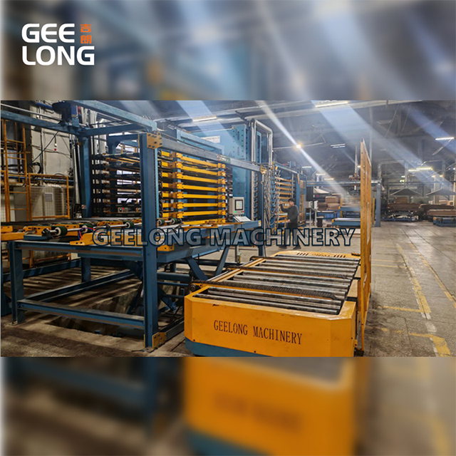 Linha automática de prensagem a quente de filme e folheado de madeira compensada 800T-1200T