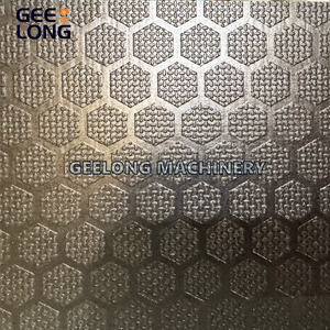 Placa de prensa hexa antiderrapante de aço inoxidável para laminação de madeira compensada