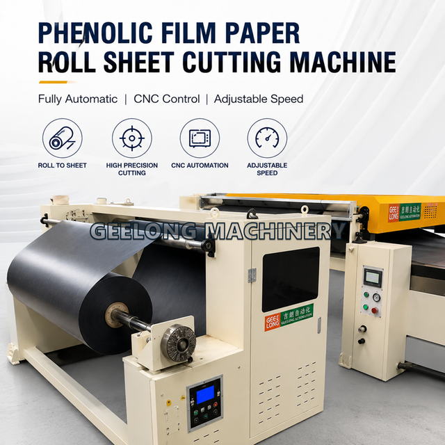 Rolo de filme fenólico automático para máquina de corte de folhas