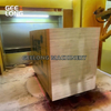 Cabine automatizada de pintura por spray de cofragem com braço robótico